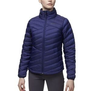 Marmot Women's Highlander purple 700 fill down puffer jacket (small)